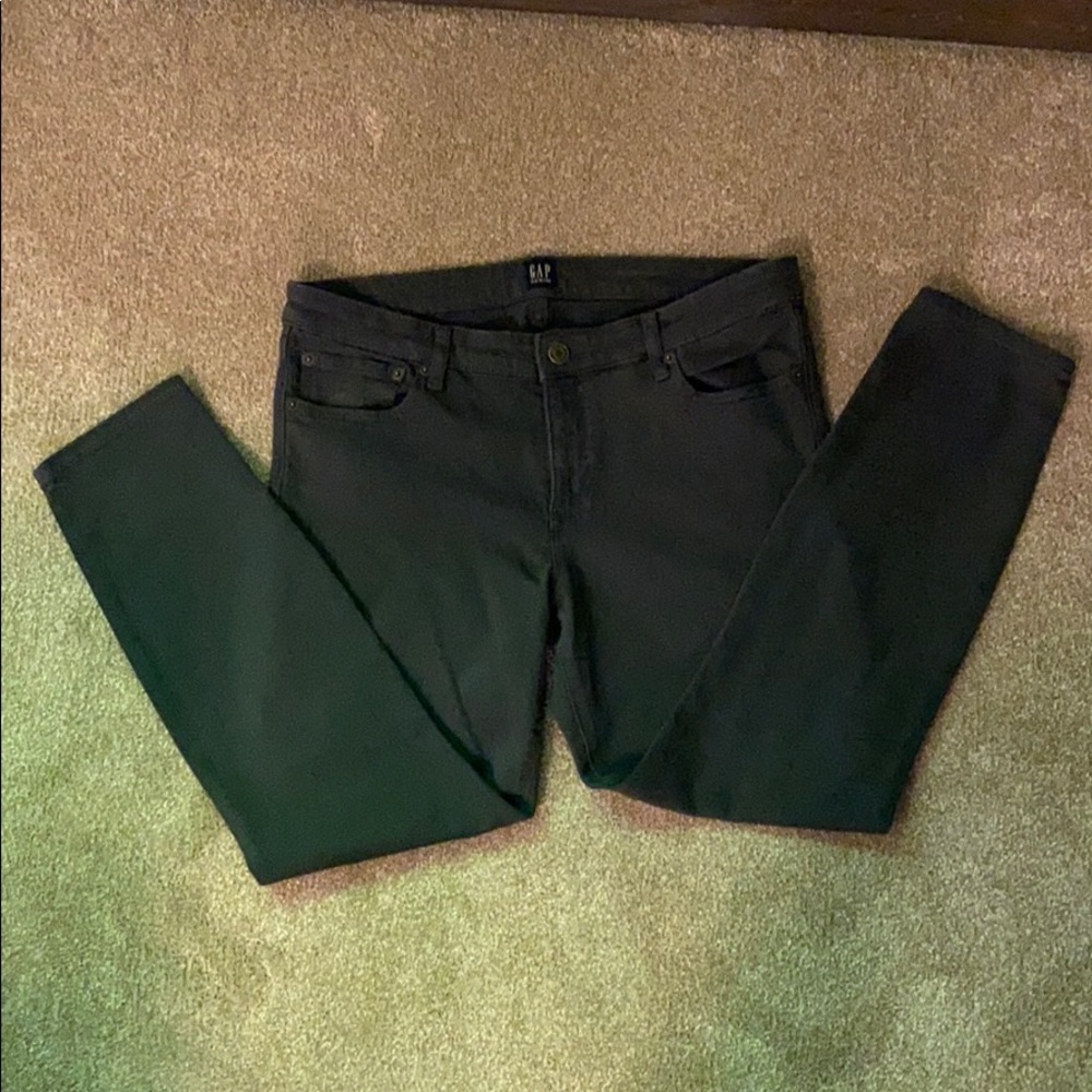 Gap Green Skinny Jeans Size 31
